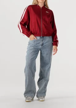 lichtblauwe alix the label wide jeans ladies woven denim pants