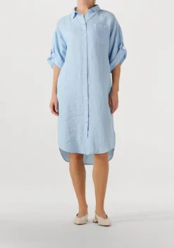 lichtblauwe bellamy midi jurk fay