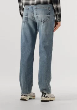 lichtblauwe closed straight leg jeans jonta