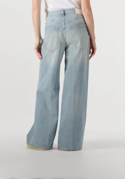 lichtblauwe closed straight leg jeans morus