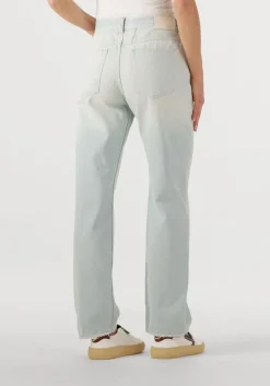 lichtblauwe closed straight leg jeans jonta