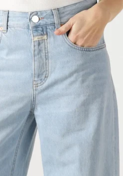 lichtblauwe closed wide jeans nikka jeans