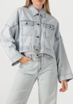 lichtblauwe drykorn spijkerjas holbrooks