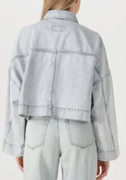 lichtblauwe drykorn spijkerjas holbrooks