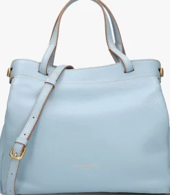 lichtblauwe gianni chiarini schoudertas ottavia 11290
