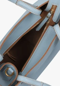 lichtblauwe gianni chiarini schoudertas ottavia 11290