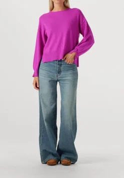 lichtblauwe lois jeans wide jeans skater loose