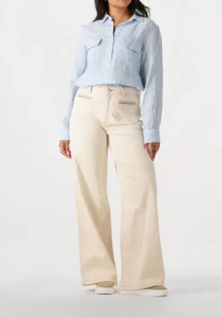 lichtblauwe mos mosh blouses mmenna linen pocket blouse