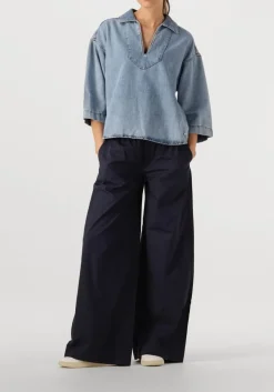 lichtblauwe mos mosh blouses merla