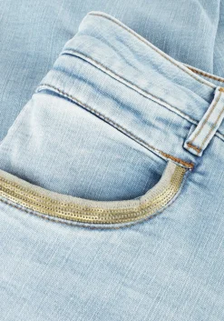 lichtblauwe mos mosh slim fit jeans mmnaomi light perla jeans
