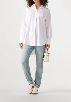 lichtblauwe mos mosh slim fit jeans mmnaomi light perla jeans