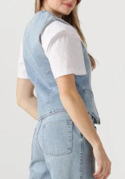 lichtblauwe penn & ink gilet waistcoat