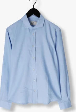 lichtblauwe resort finest blouses shirt 100% linen