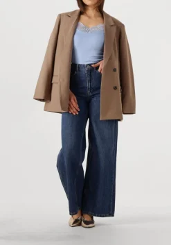 lichtblauwe rosemunde top beatha capsleeve