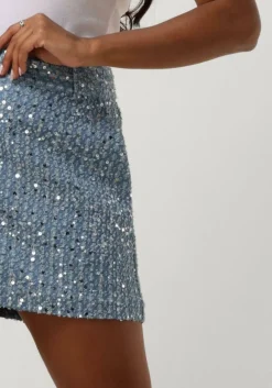 lichtblauwe second female minirok lemara skirt