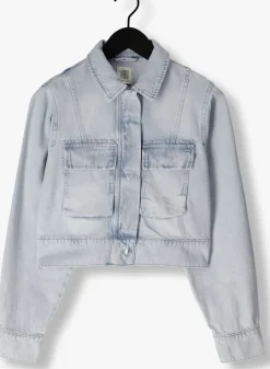 lichtblauwe second female spijkerjas fira jacket