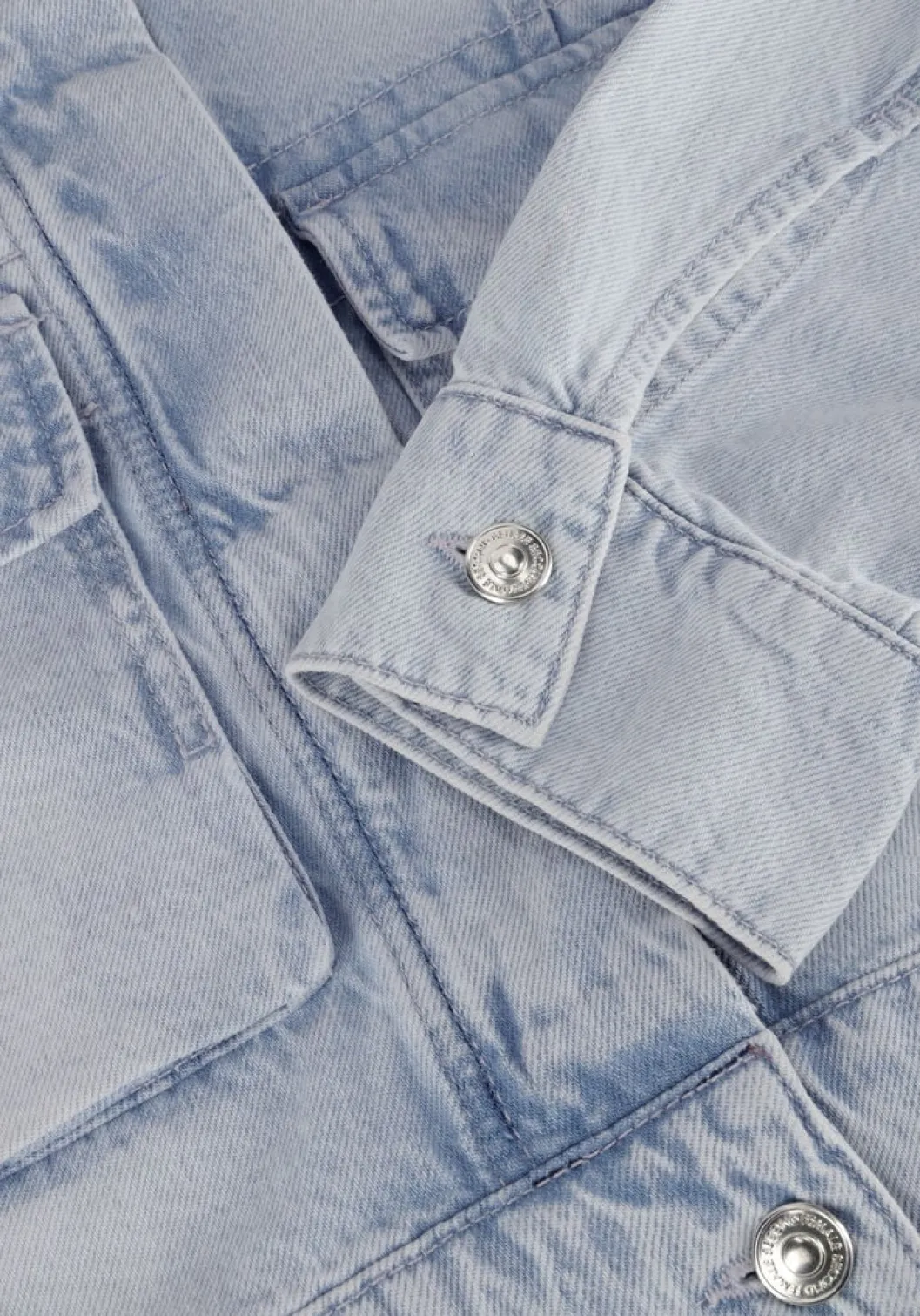 lichtblauwe second female spijkerjas fira jacket