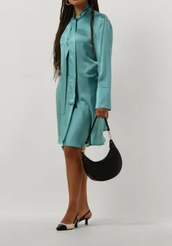 lichtblauwe semicouture mini jurk maya dress