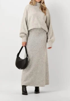 lichtgrijze aimee the label maxirok carlaa