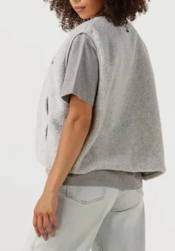 lichtgrijze american vintage gilet hoktown