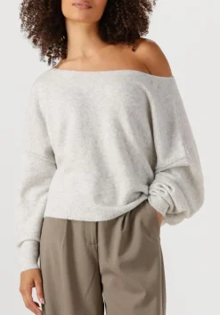 lichtgrijze american vintage trui damsville