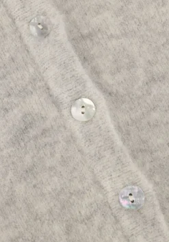 lichtgrijze american vintage vest vitow cardigan