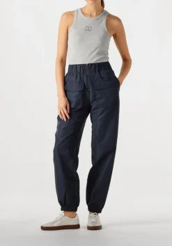 lichtgrijze co'couture top saharacc embroidery tank top