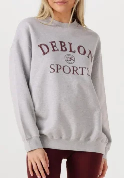 lichtgrijze deblon sports sweater lilou sweater
