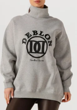 lichtgrijze deblon sports sweater tess sweater