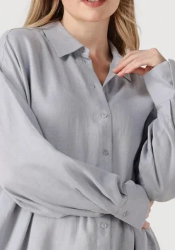 lichtgrijze drykorn maxi jurk dravena