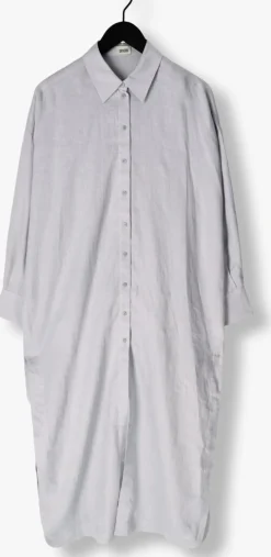 lichtgrijze drykorn maxi jurk dravena