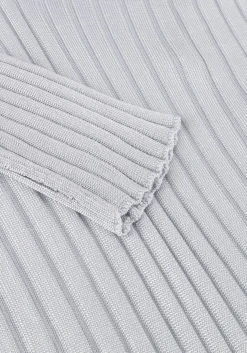 lichtgrijze elisabetta franchi trui knitted sweater