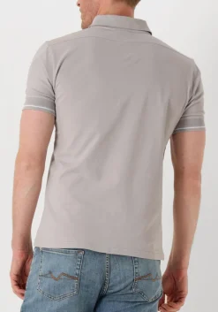 lichtgrijze genti polo polo 3 button ss j2001-1212