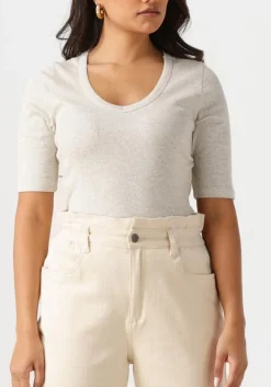 lichtgrijze knit-ted top eden