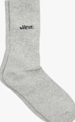 lichtgrijze mercer amsterdam sokken the mercer socks