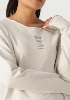 lichtgrijze penn & ink midi jurk dress print