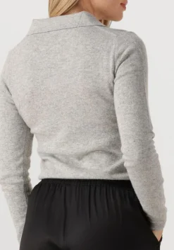 lichtgrijze resort finest vest polo short cardigan