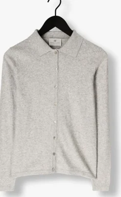 lichtgrijze resort finest vest polo short cardigan