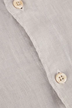 lichtgrijze the goodpeople casual overhemd soho