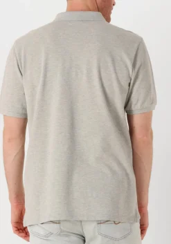 lichtgrijze woolrich polo classic american polo