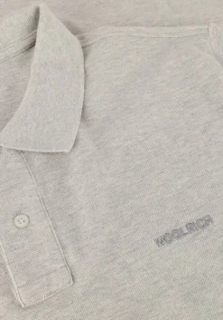 lichtgrijze woolrich polo classic american polo
