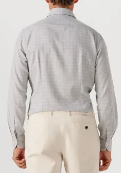 lichtgrijze xacus casual overhemd 91338 721ml