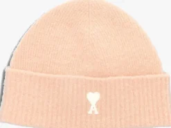 lichtroze ami paris muts adc beanie
