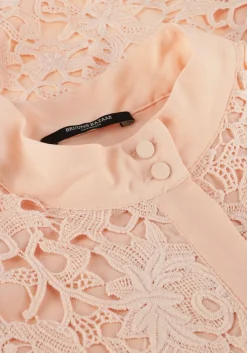 lichtroze bruuns bazaar midi jurk philly dress