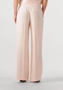 lichtroze dante6 wijde broek fabri elasticated wide leg pants