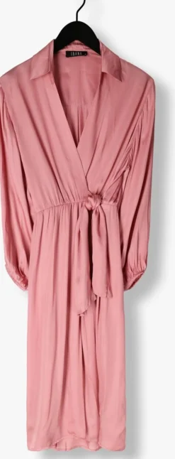 lichtroze ibana midi jurk dayen
