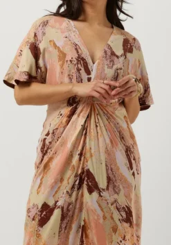 lichtroze second female maxi jurk calore dress