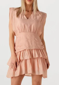 lichtroze suncoo mini jurk cyana