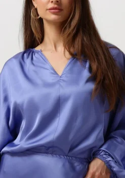 lila resort finest blouses satin balloon blouse