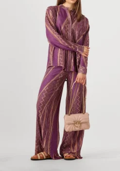 metallic amaya amsterdam wijde broek jo